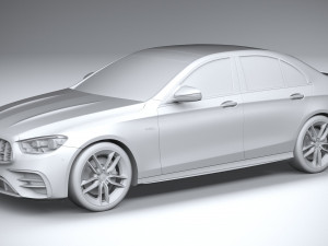 Mercedes-Benz E53 Sedan AMG 2021 3D Model