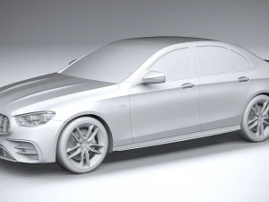 Mercedes-Benz E53 Sedan AMG 2021 3D Model