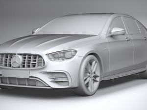 Mercedes-Benz E53 Sedan AMG 2021 3D Model