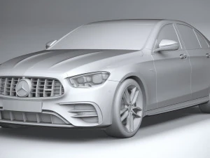 Mercedes-Benz E53 Sedan AMG 2021 3D Model