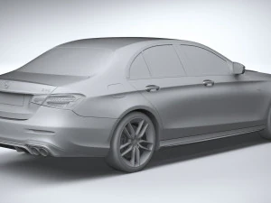 Mercedes-Benz E53 Sedan AMG 2021 3D Model