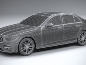 Mercedes-Benz E53 Sedan AMG 2021 3D Model