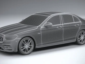 Mercedes-Benz E53 Sedan AMG 2021 3D Model