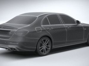Mercedes-Benz E53 Sedan AMG 2021 3D Model