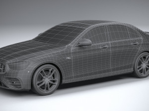 Mercedes-Benz E53 Sedan AMG 2021 3D Model