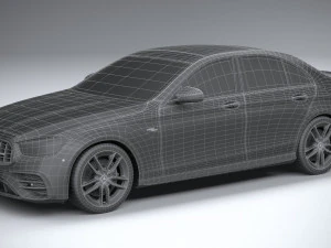 Mercedes-Benz E53 Sedan AMG 2021 3D Model