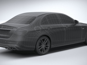 Mercedes-Benz E53 Sedan AMG 2021 3D Model