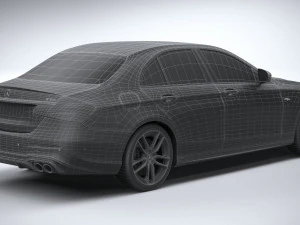 Mercedes-Benz E53 Sedan AMG 2021 3D Model