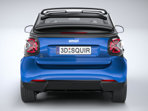Smart EQ Fortwo Cabrio 2020 3D Model