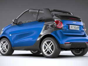 Smart EQ Fortwo Cabrio 2020 3D Model