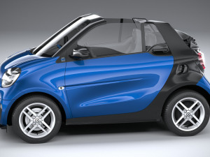 Smart EQ Fortwo Cabrio 2020 3D Model