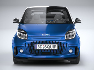 Smart EQ Fortwo Cabrio 2020 3D Model