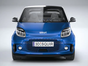 Smart EQ Fortwo Cabrio 2020 3D Model