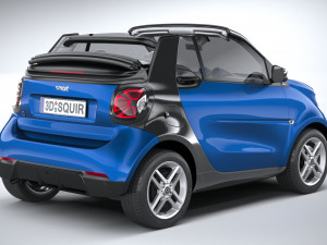 Smart EQ Fortwo Cabrio 2020 3D Model