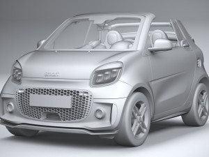 Smart EQ Fortwo Cabrio 2020 3D Model