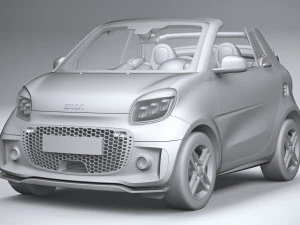 Smart EQ Fortwo Cabrio 2020 3D Model