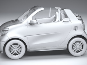 Smart EQ Fortwo Cabrio 2020 3D Model