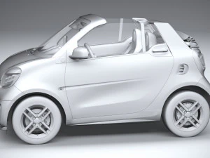 Smart EQ Fortwo Cabrio 2020 3D Model