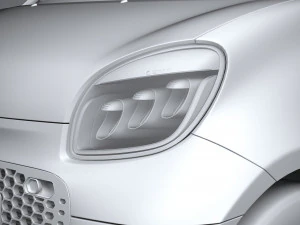 Smart EQ Fortwo Cabrio 2020 3D Model