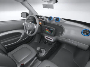 Smart EQ Fortwo Cabrio 2020 3D Model