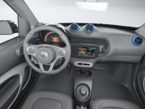 Smart EQ Fortwo Cabrio 2020 3D Model