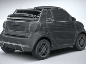 Smart EQ Fortwo Cabrio 2020 3D Model