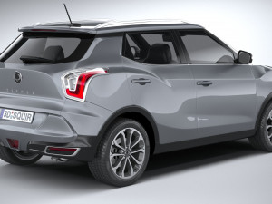 Ssangyong Tivoli Ultimate 2018 3D 모델