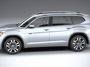Volkswagen Atlas R-line 2021 3D 모델