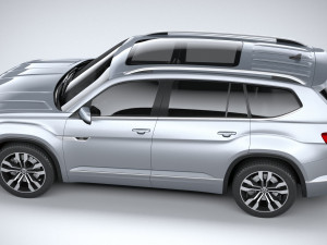 Volkswagen Atlas R-line 2021 3D 모델