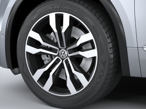 Volkswagen Atlas R-line 2021 3D 모델