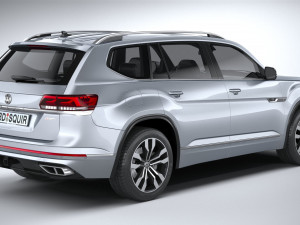 Volkswagen Atlas R-line 2021 3D 모델