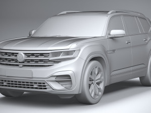 Volkswagen Atlas R-line 2021 3D 모델