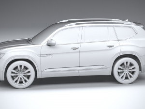 Volkswagen Atlas R-line 2021 3D 모델