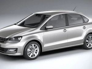 Volkswagen Polo Berline 2017 Modèle 3D