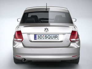 Volkswagen Polo Sedan 2017 Modello 3D