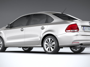 Volkswagen Polo Sedan 2017 Modello 3D
