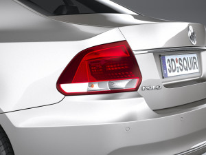 Volkswagen Polo Sedan 2017 Modello 3D