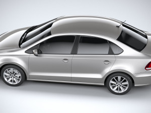 Volkswagen Polo Sedan 2017 Modello 3D