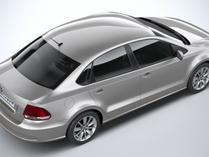 Volkswagen Polo Sedan 2017 Modello 3D