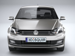 Volkswagen Polo Sedan 2017 Modello 3D