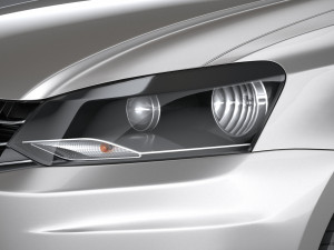 Volkswagen Polo Sedan 2017 Modello 3D
