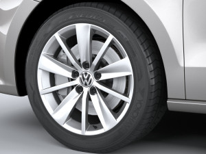 Volkswagen Polo Sedan 2017 Modello 3D