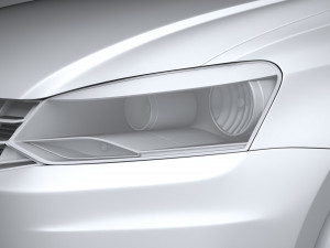Volkswagen Polo Sedan 2017 Modello 3D