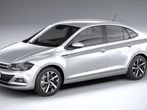 Volkswagen Polo Virtus 2018-2020 Modelo 3D