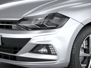 Volkswagen Polo Virtus 2018-2020 3D Модель