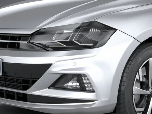 Volkswagen Polo Virtus 2018-2020 3D Model