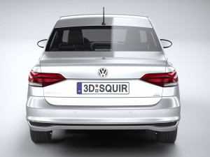 Volkswagen Polo Virtus 2018-2020 3D Модель