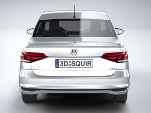 Volkswagen Polo Virtus 2018-2020 3D Model