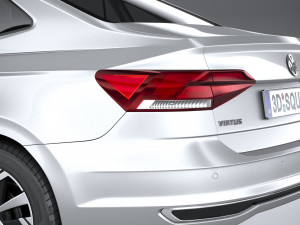 Volkswagen Polo Virtus 2018-2020 3D Модель