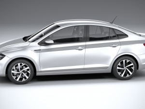 Volkswagen Polo Virtus 2018-2020 3D Модель
